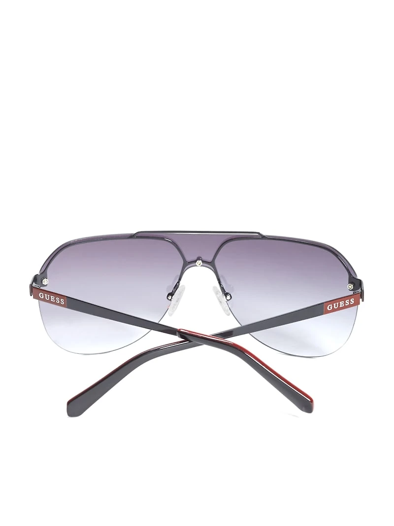 Rimless Shield Sunglasses