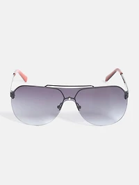Rimless Shield Sunglasses