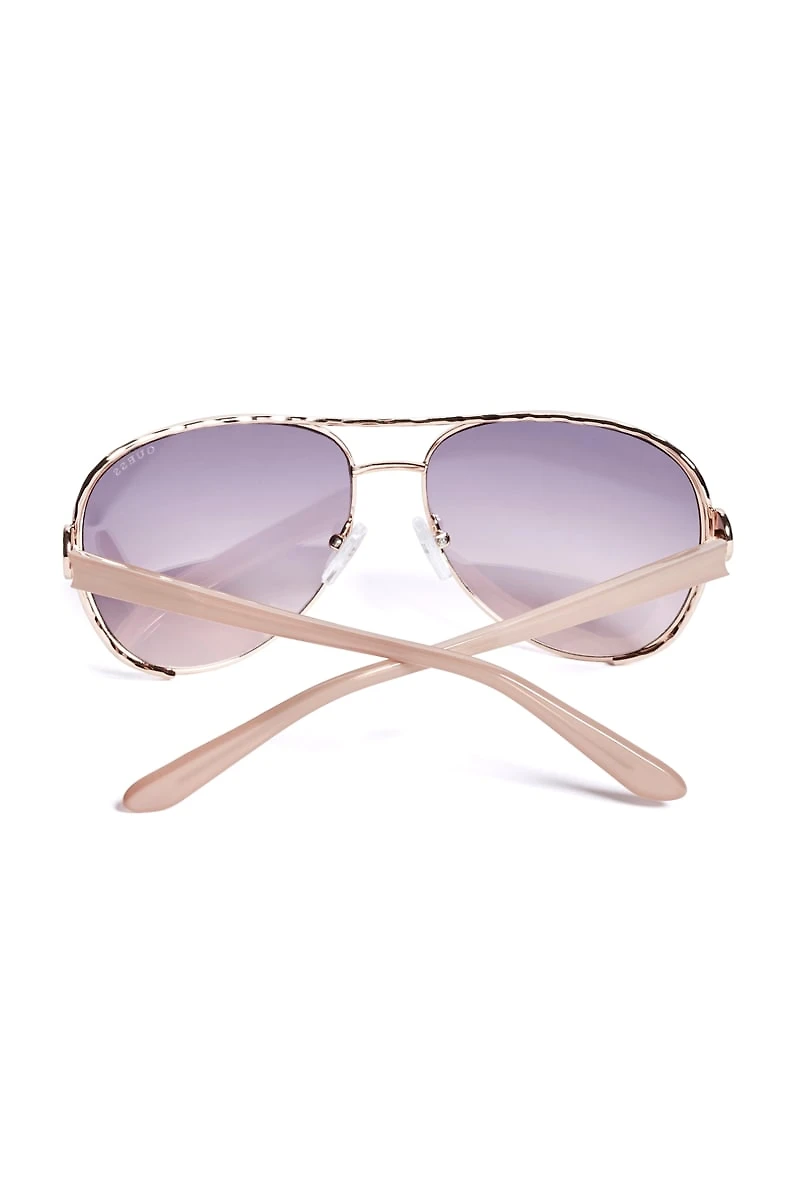 Tinted Aviator Sunglasses