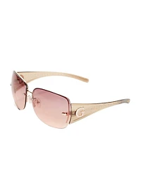 Rimless Square Sunglasses