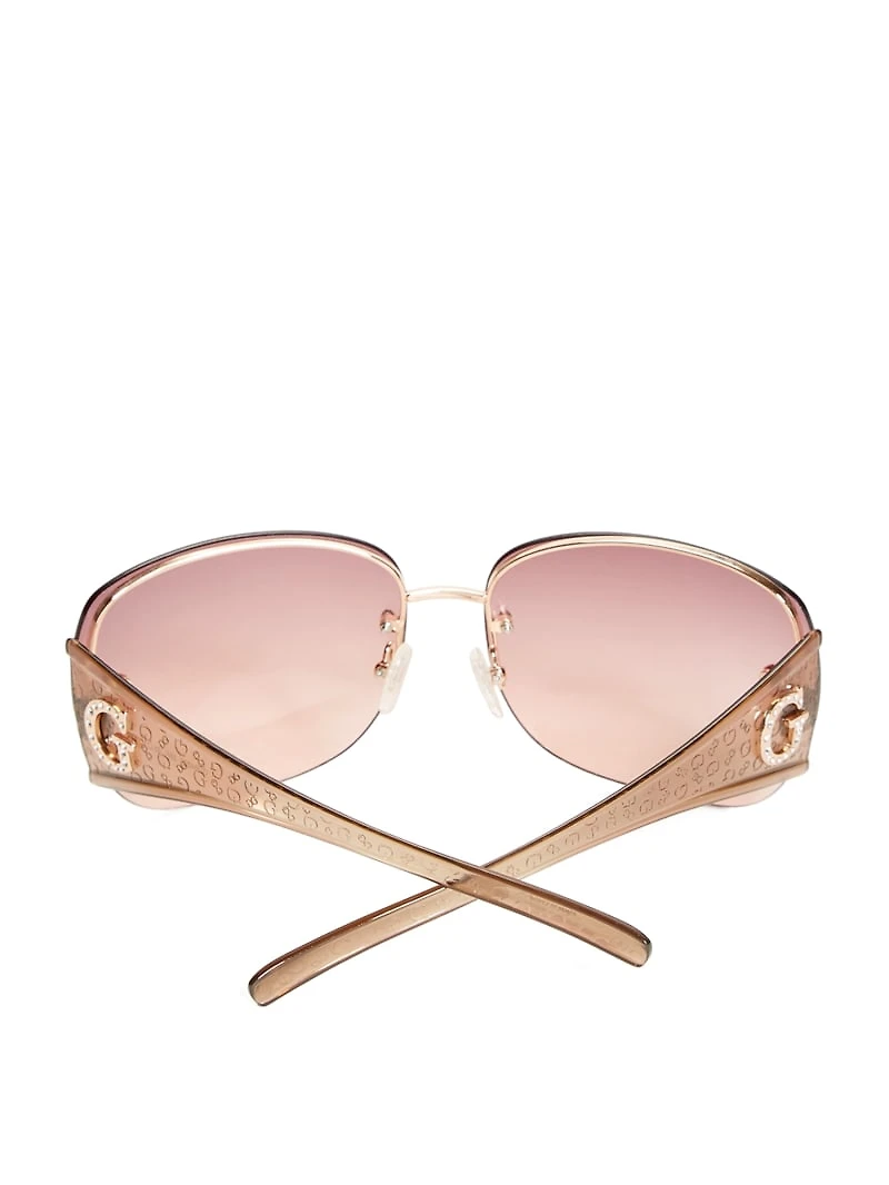 Rimless Square Sunglasses