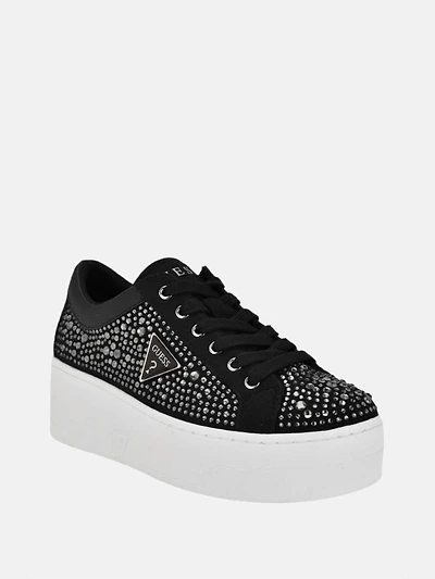 Sonly Rhinestone Platform Sneakers