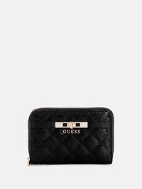 Idra Shine Medium Zip-Around Wallet