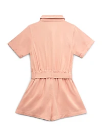 Rachel Twill Romper (7-14)