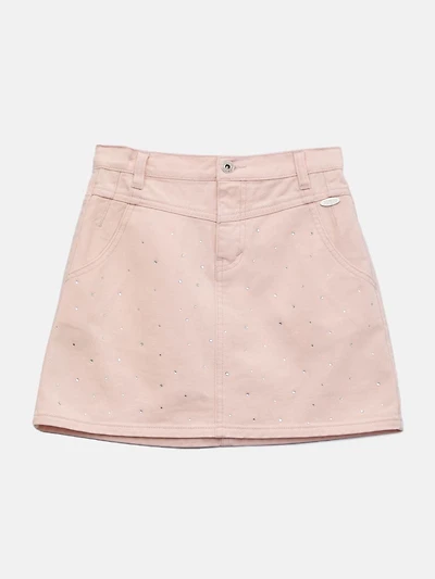 Sparkle Twill Skirt (7-14)