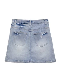 Sparkle Denim Skirt (7-14)