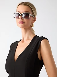 Marciano geometric sunglasses