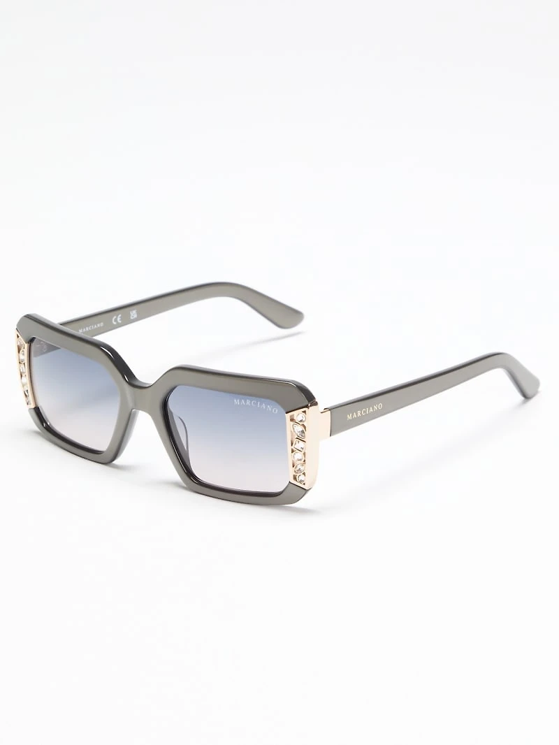 Marciano geometric sunglasses
