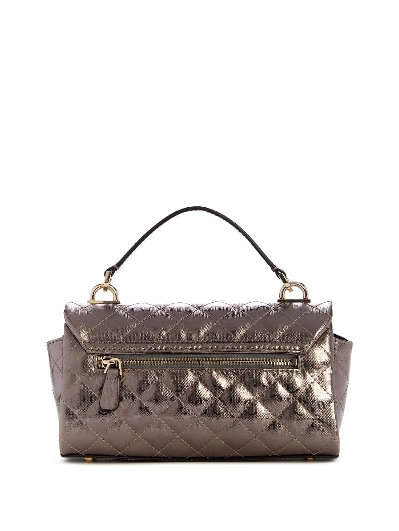 Idra Metallic Top Handle Crossbody