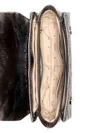 Idra Metallic Top Handle Crossbody