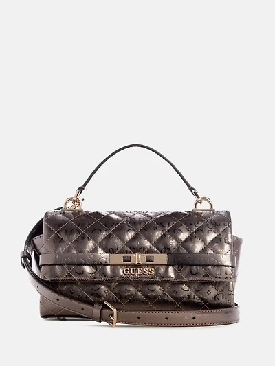 Idra Metallic Top Handle Crossbody