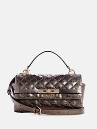 Idra Metallic Top Handle Crossbody