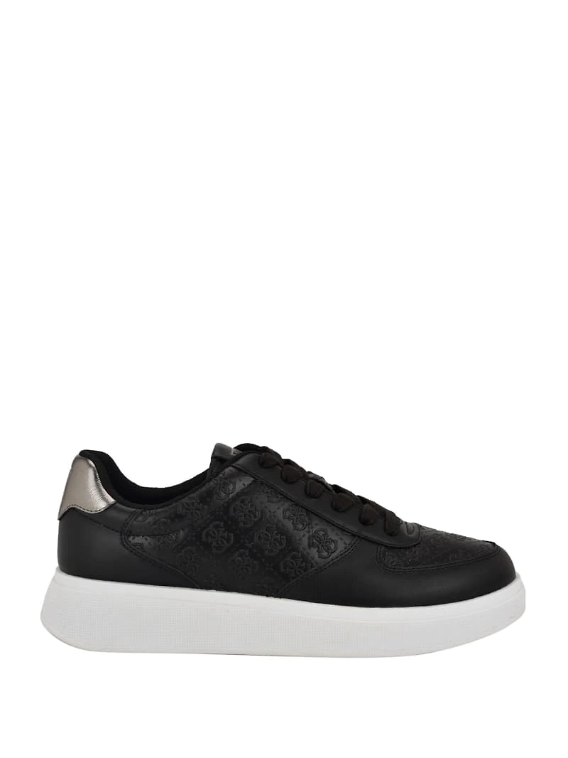 Wulfred Embossed Low-Top Sneakers