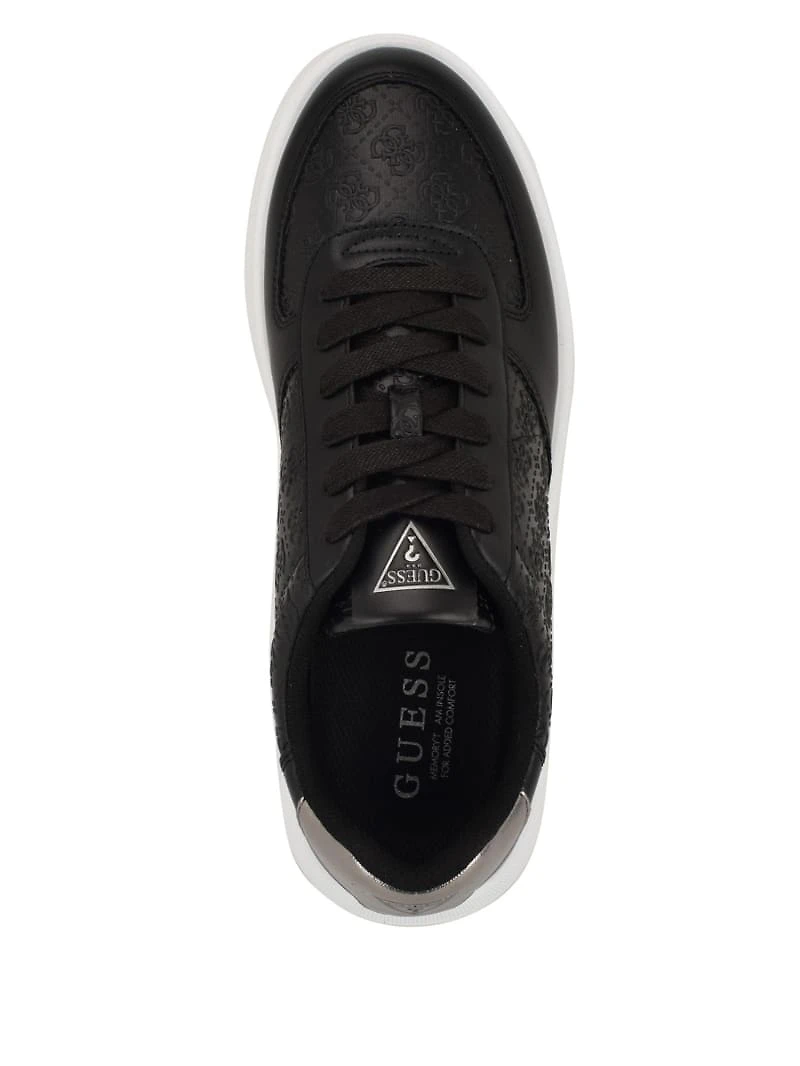 Wulfred Embossed Low-Top Sneakers