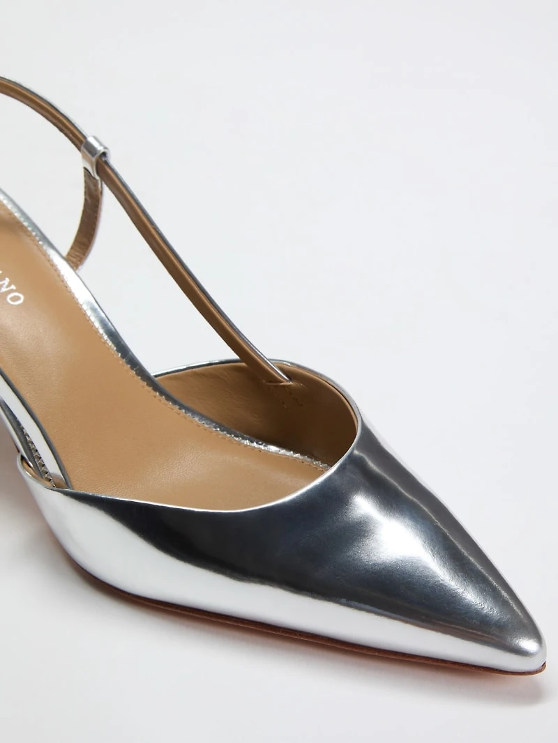 Jen Metallic Kitten Heels