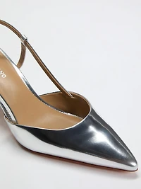 Jen Metallic Kitten Heels