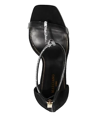 Olivia T-Strap Rhinestone Stiletto