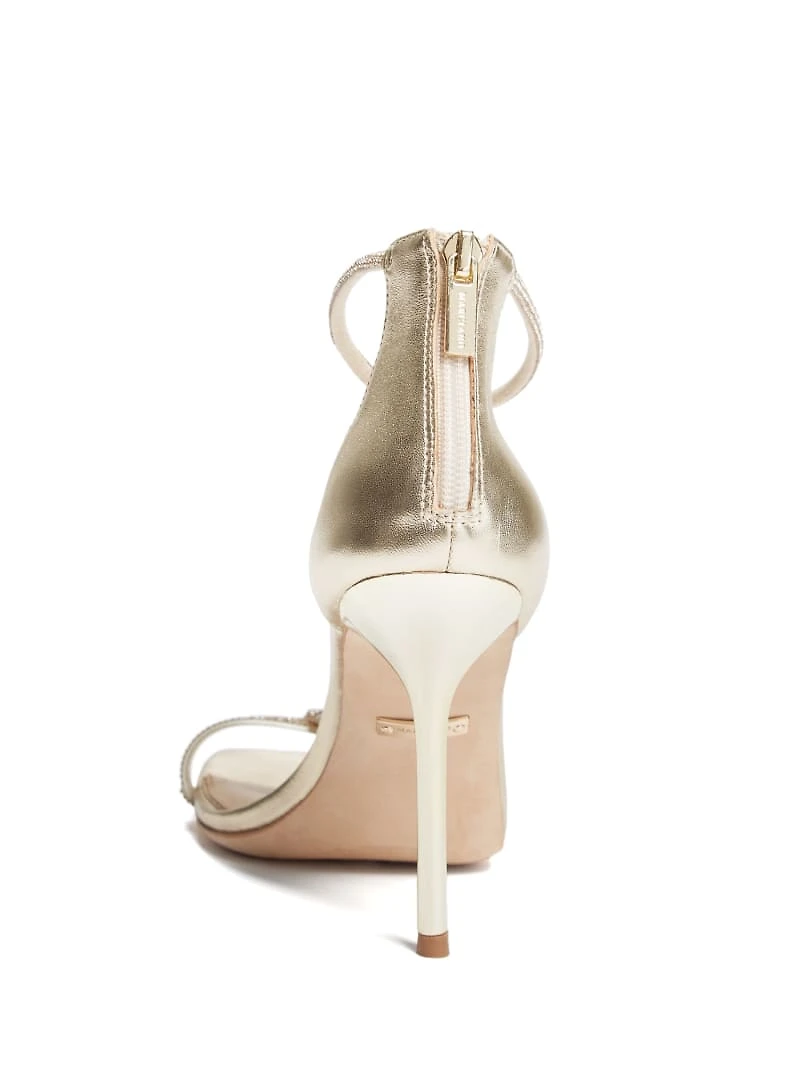 Olivia Embellished Leather Sandal