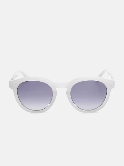 Oversized Round Plastic Sunglasses