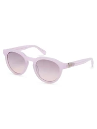 Oversized Round Plastic Sunglasses