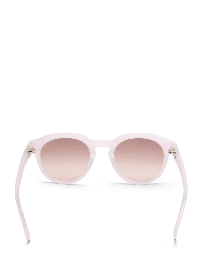 Oversized Round Plastic Sunglasses