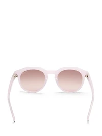Oversized Round Plastic Sunglasses