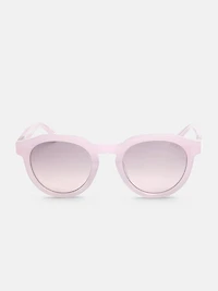 Oversized Round Plastic Sunglasses