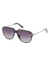 Plastic Aviator Sunglasses