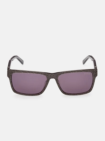 Myles Plastic Square G Cube Sunglasses
