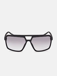 Metal Trim Plastic Navigator Sunglasses