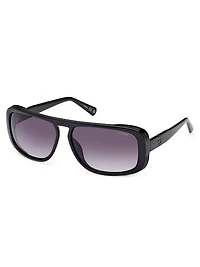 Quincy Plastic Aviator Sunglasses