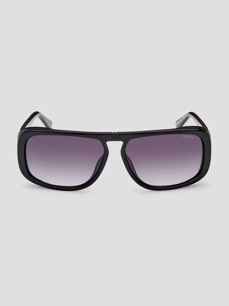 Quincy Plastic Aviator Sunglasses