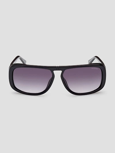 Quincy Plastic Aviator Sunglasses