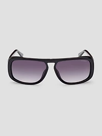 Quincy Plastic Aviator Sunglasses