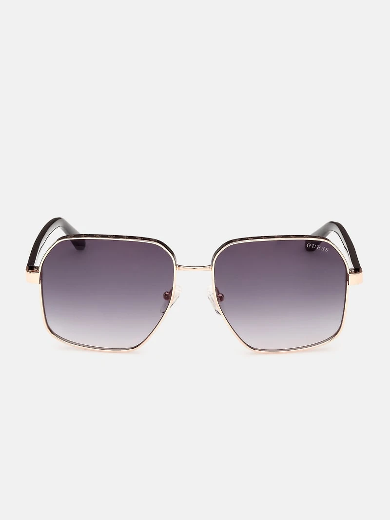 Katelyn Metal Rim Signature Sunglasses
