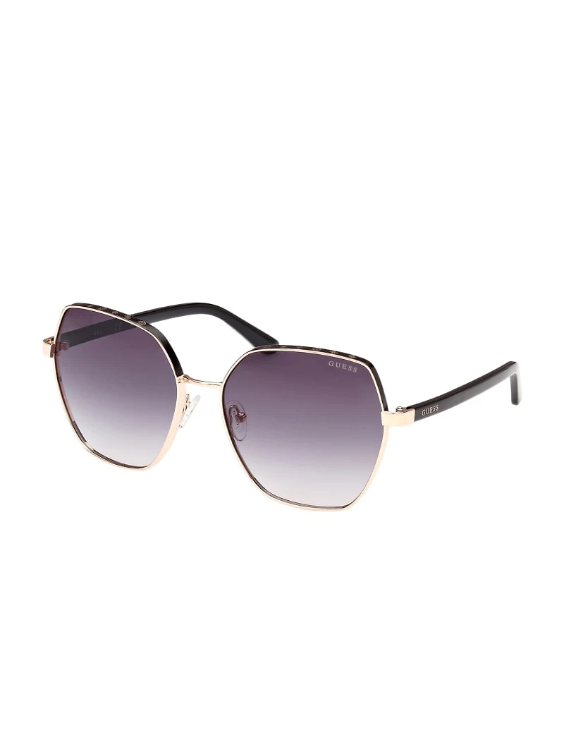 Geometric Metal Sunglasses