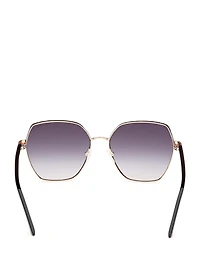 Geometric Metal Sunglasses