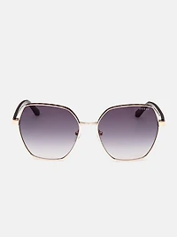 Geometric Metal Sunglasses
