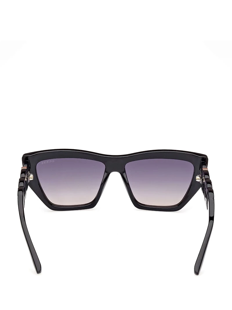 Cat-Eye Chain-Link Sunglasses