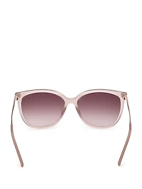 Plastic Round Cat-Eye Sunglasses