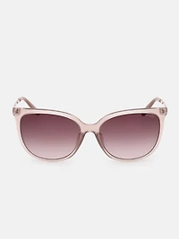 Plastic Round Cat-Eye Sunglasses