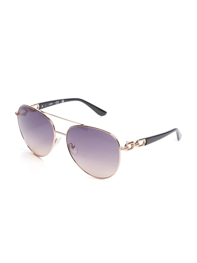 Aviator Metal Sunglasses