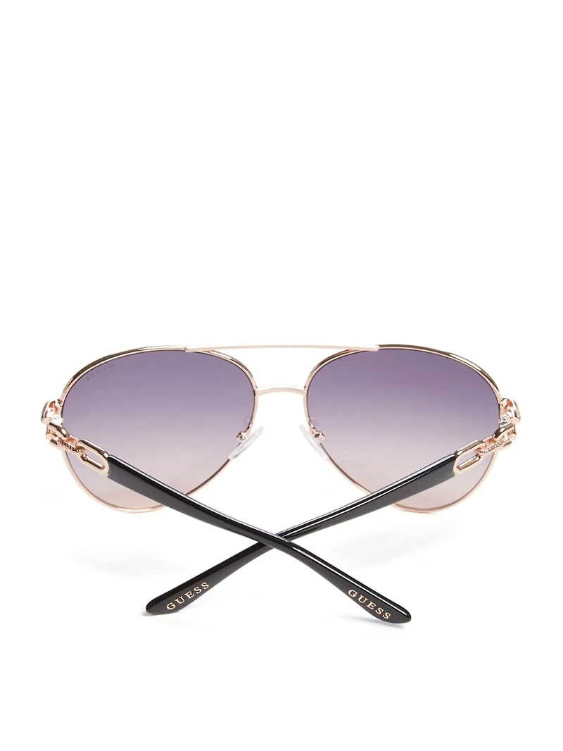 Aviator Metal Sunglasses