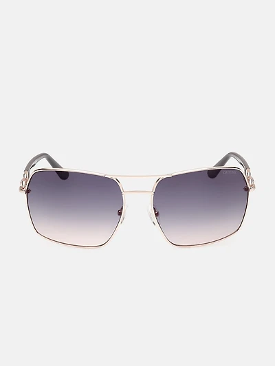 Square Metal Sunglasses