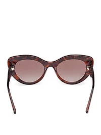 Cat-Eye Rhinestone Sunglasses