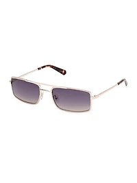 Narrow Aviator Sunglasses