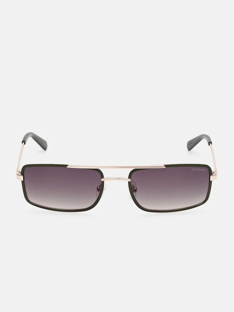 Narrow Aviator Sunglasses