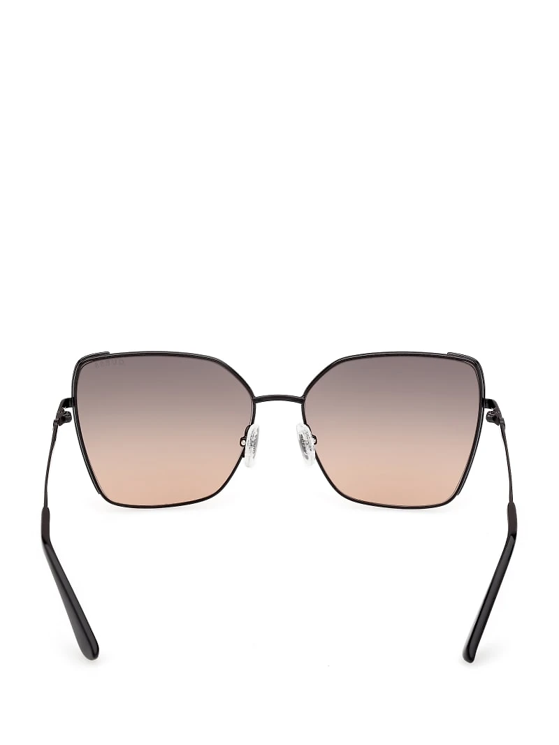Geometric Butterfly Metal Sunglasses