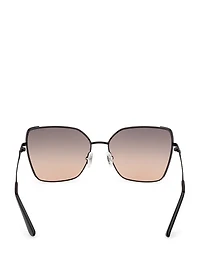 Geometric Butterfly Metal Sunglasses