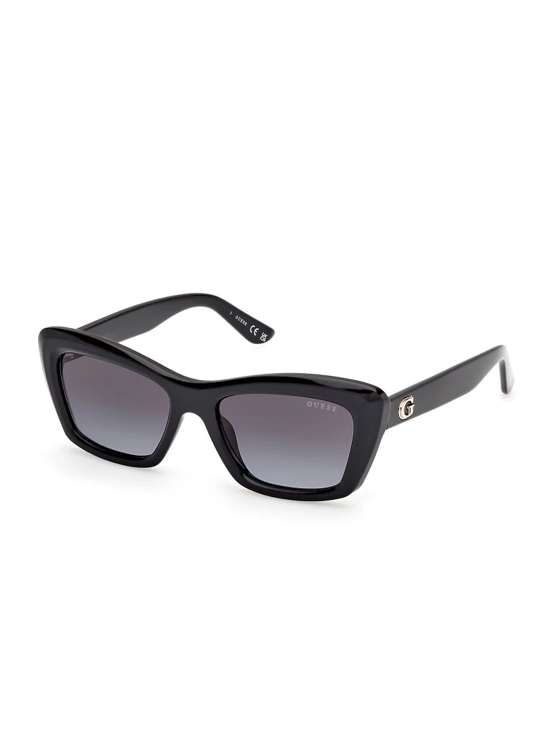 Plastic Rectangular Sunglasses